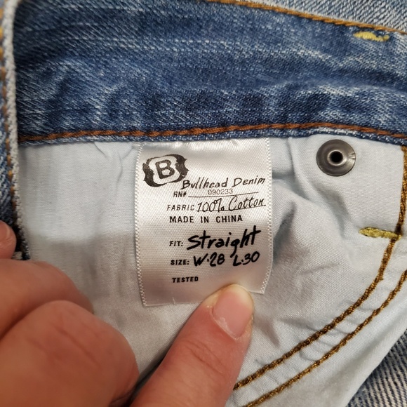 Bullhead Denim Rincon Straight Jeans Size 28/30 - Picture 4 of 6
